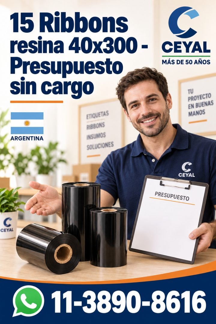 15 Ribbons resina 40x300 - Presupuesto sin cargo