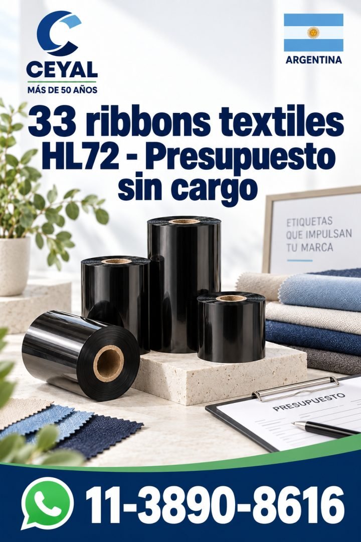 33 ribbons textiles HL72 - Presupuesto sin cargo