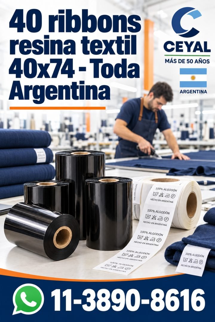 40 ribbons resina textil 40x74 - Toda Argentina