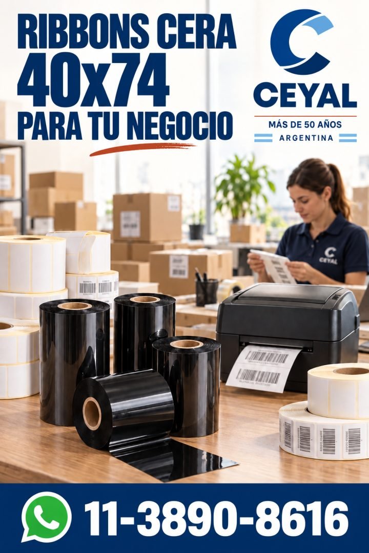 50 ribbons cera 40x74 - envios a toda argentina