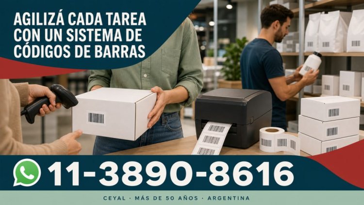 Agilizá cada tarea con un sistema de códigos de barras