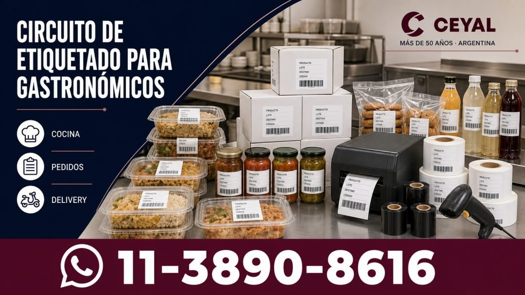 Circuito de etiquetado para gastronómicos