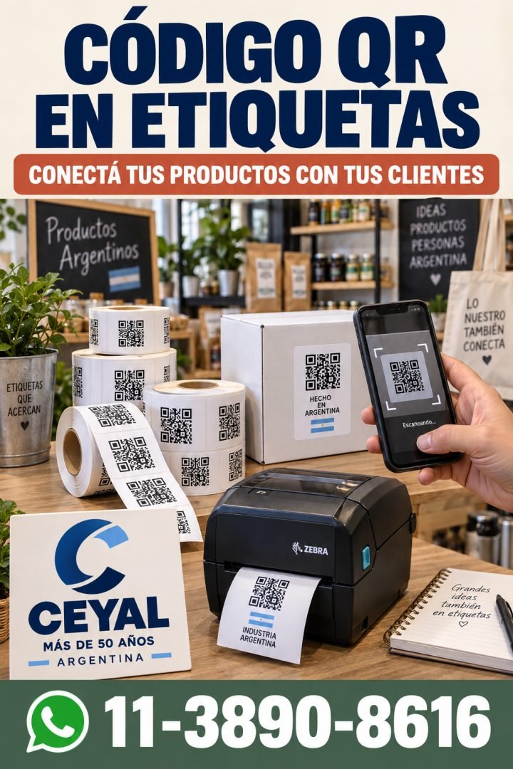 Código QR en   Etiquetas: Usos Prácticos y Estratégicos para Empresas Argentinas