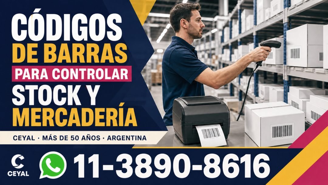 Códigos de barras para controlar stock y mercadería