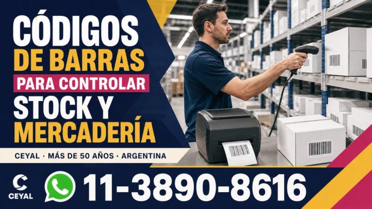 Códigos de barras para controlar stock y mercadería