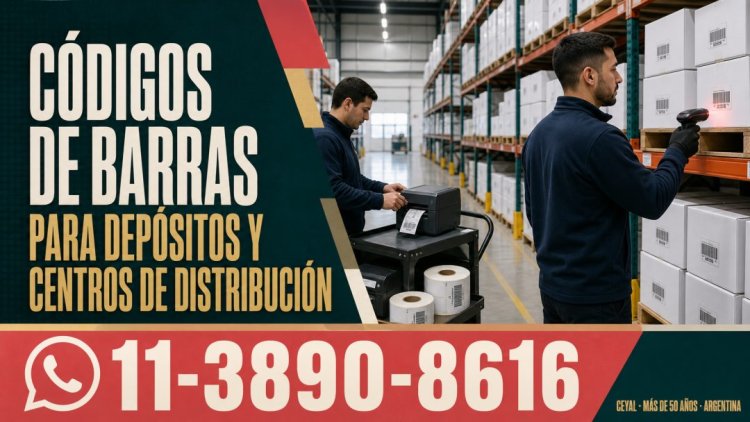Códigos de barras para depósitos y centros de distribución