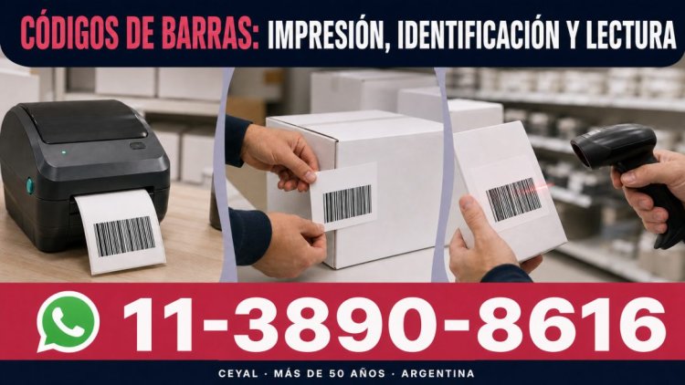 Códigos de barras: impresión, identificación y lectura