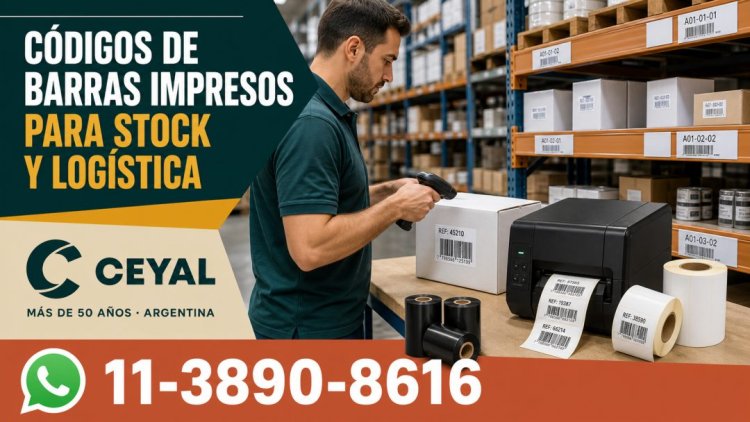 Controlá stock y movimientos con códigos de barras impresos