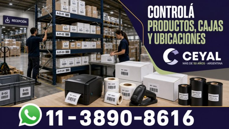 Controlá productos, cajas y ubicaciones