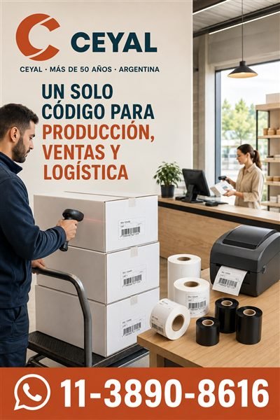 Un solo código para producción, ventas y logística