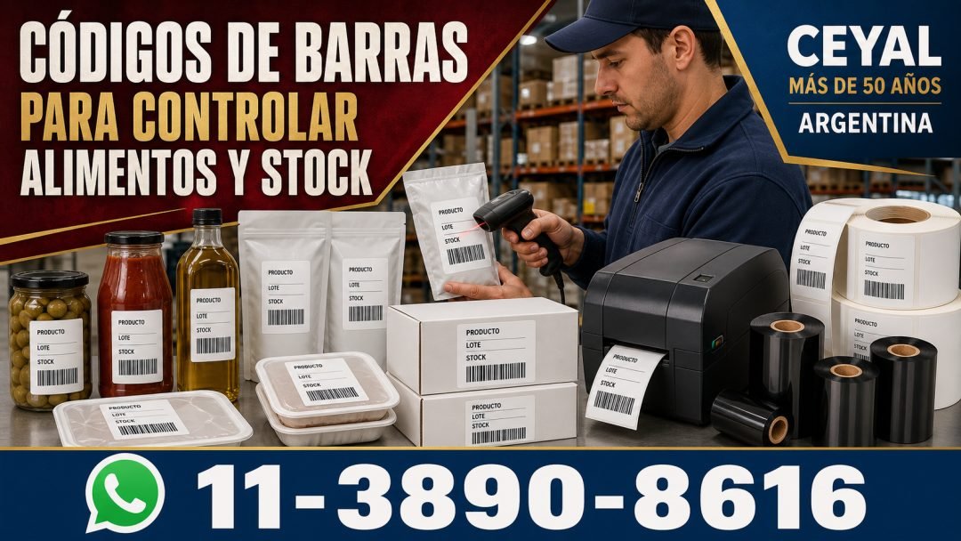 Códigos de barras para productos alimenticios