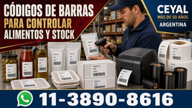 Códigos de barras para productos alimenticios