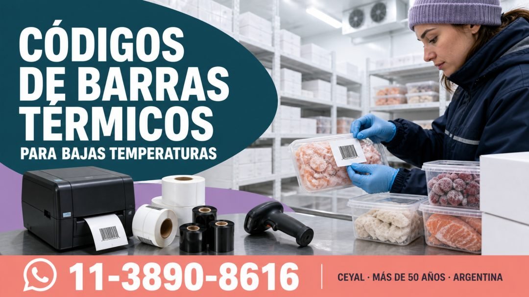 Códigos de barras térmicos para bajas temperaturas