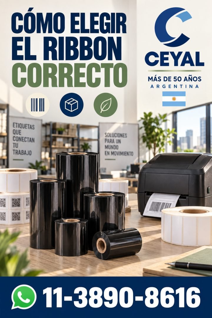 Cómo Elegir el Ribbon Correcto para tu Impresora Térmica