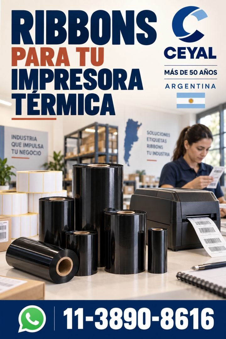 RIBBONS PARA TU IMPRESORA TÉRMICA