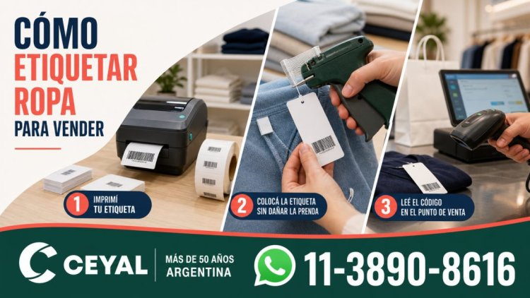 Cómo etiquetar ropa para vender
