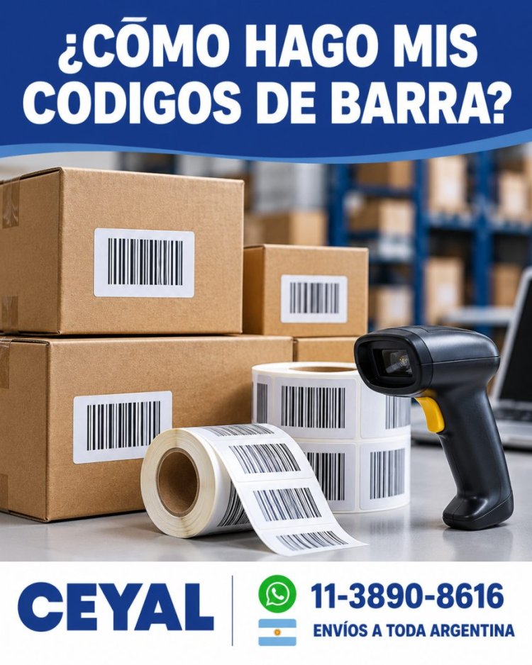 ¿Cómo hago mis códigos de barra?