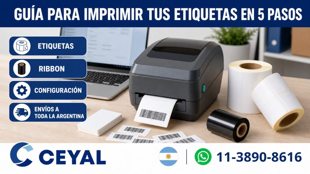 Guía para imprimir tus etiquetas adhesivas en 5 pasos