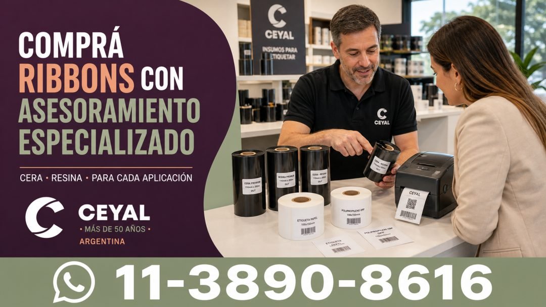Comprá ribbons para tu negocio con asesoramiento especializado