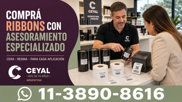 Comprá ribbons para tu negocio con asesoramiento especializado
