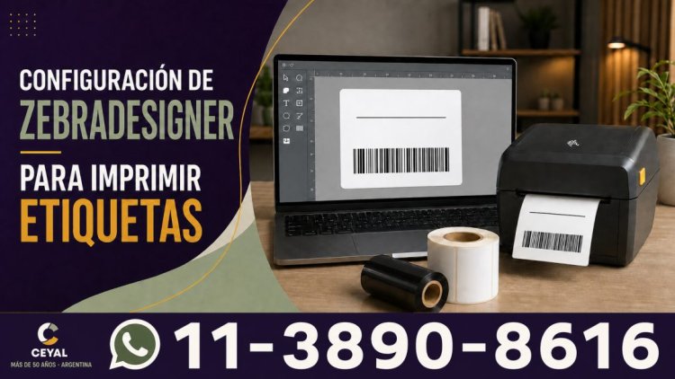 Configurá ZebraDesigner y empezá a imprimir