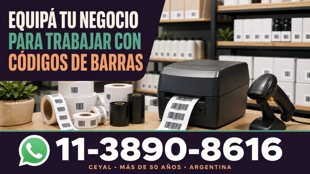 Equipá tu negocio para trabajar con códigos de barras