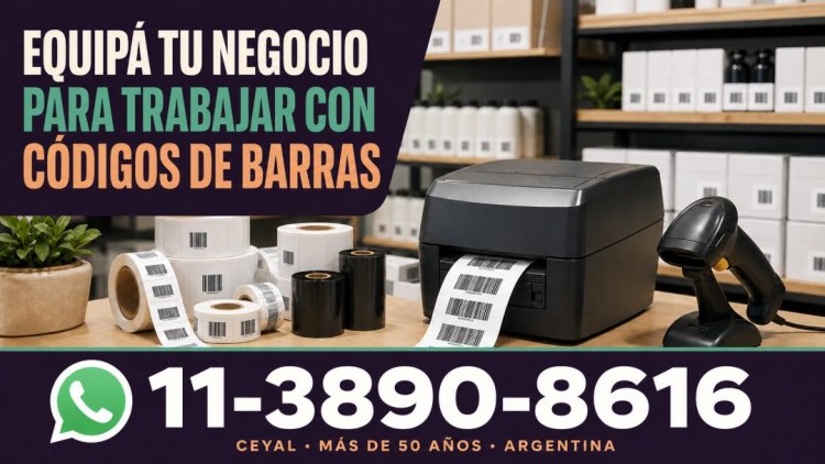 Equipá tu negocio para trabajar con códigos de barras