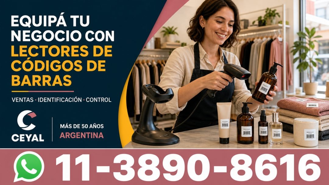 Equipá tu negocio con lectores de códigos de barras
