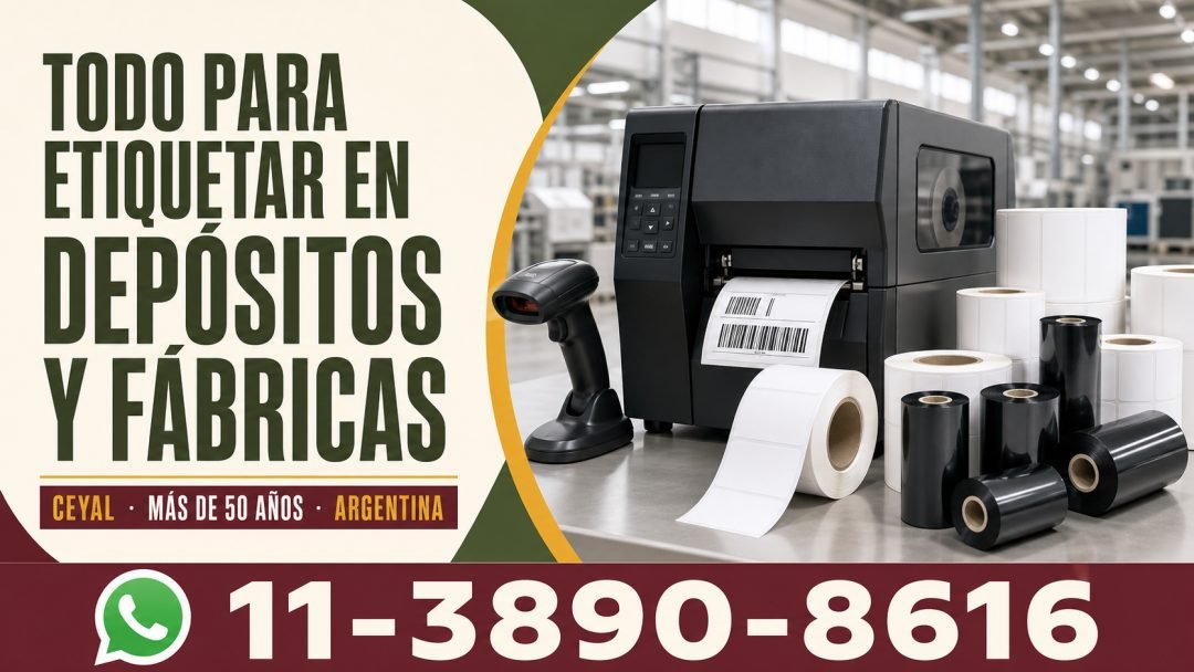 Todo para etiquetar en depósitos y fábricas
