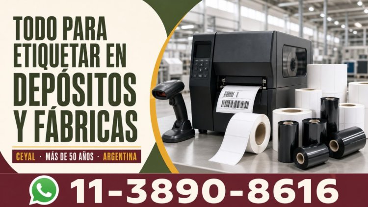 Todo para etiquetar en depósitos y fábricas