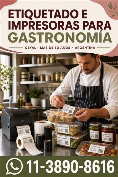 Etiquetado e impresoras para gastronomía