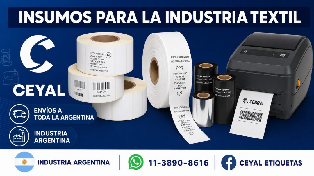 Etiquetado para la industria textil: producí sin fricciones