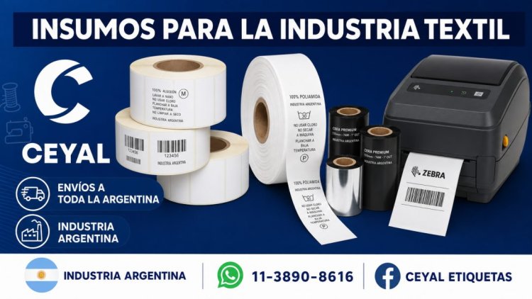 Etiquetado para la industria textil: producí sin fricciones