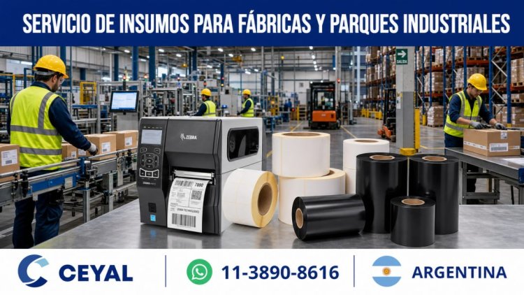 Cómo organizar el etiquetado industrial de una fábrica