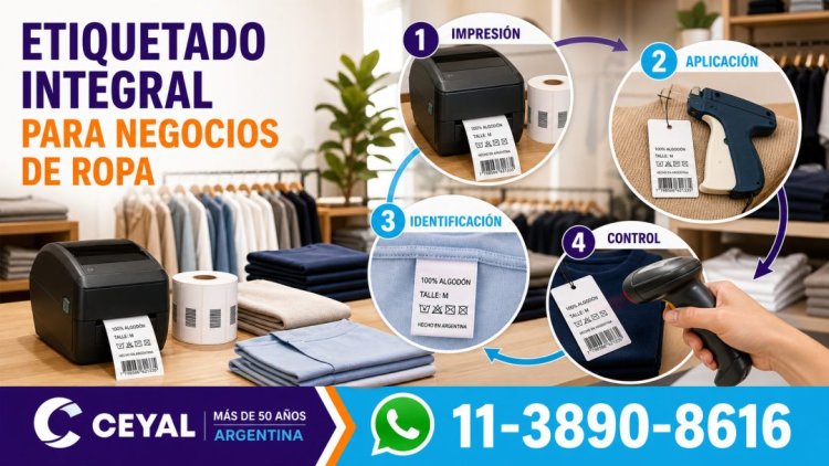 Etiquetado integral para negocios de ropa