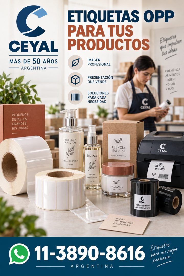 ETIQUETAS OPP PARA TUS PRODUCTOS