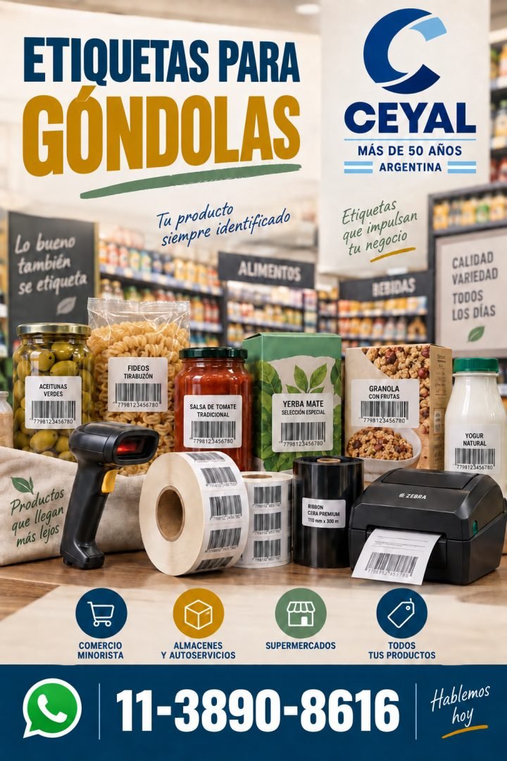 ETIQUETAS PARA GÓNDOLAS