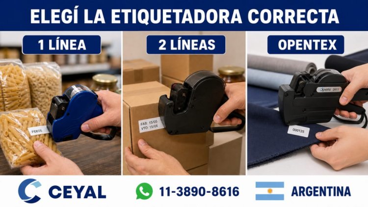 Comparación entre etiquetadora de una línea, dos líneas y OpenTex consecutiva