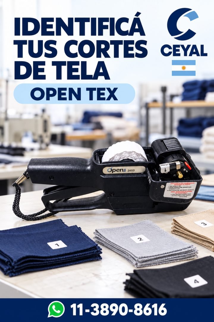 Etiquetadoras Open Tex para textiles