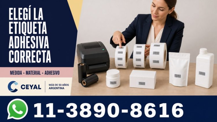 Elegí la etiqueta adhesiva correcta