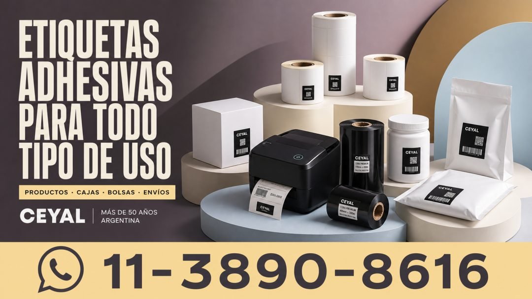 Etiquetas adhesivas para todo tipo de uso
