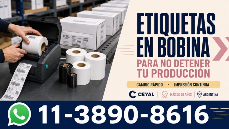 Etiquetas en bobina para no detener tu producción