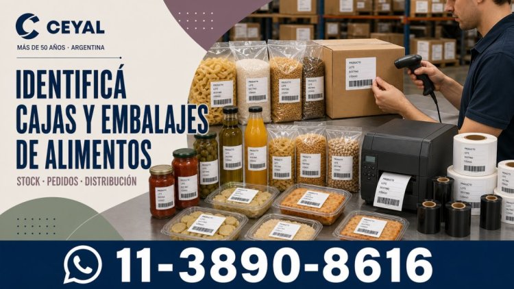 Identificá cajas y embalajes de alimentos