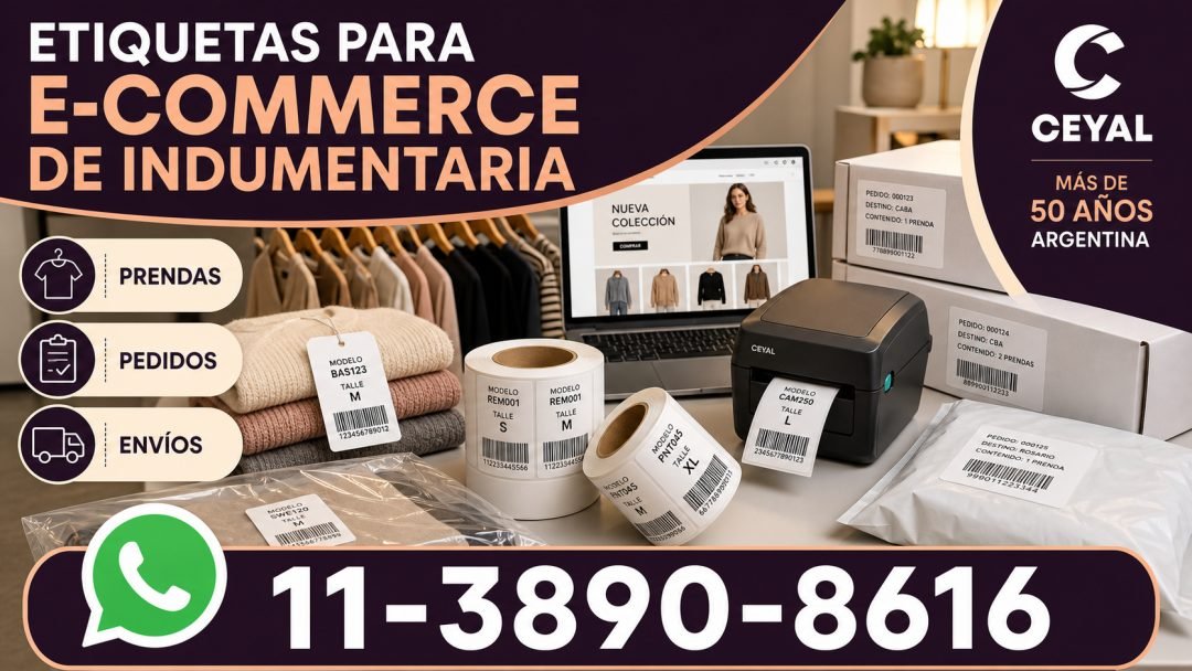 Etiquetas para e-commerce de indumentaria