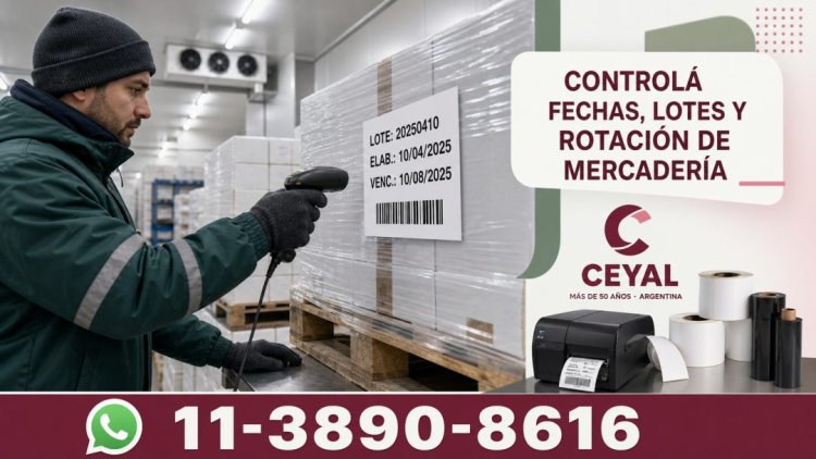Controlá fechas, lotes y rotación de mercadería