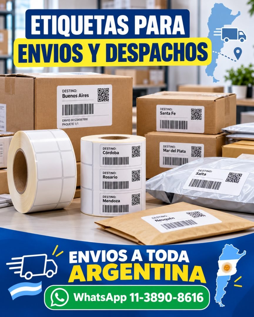 Etiquetas para envíos y despachos