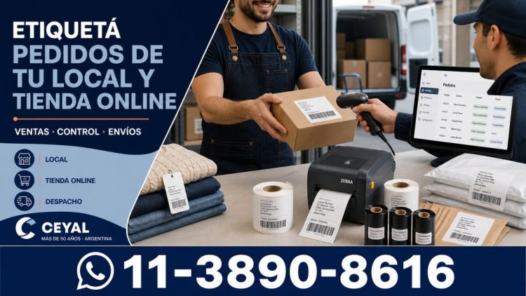 Etiquetá pedidos de tu local y tienda online
