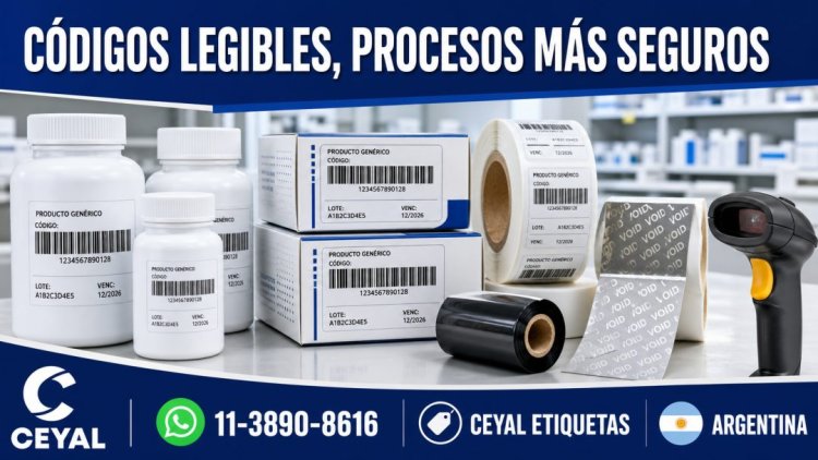 Códigos legibles y procesos más seguros para farmacias y laboratorios