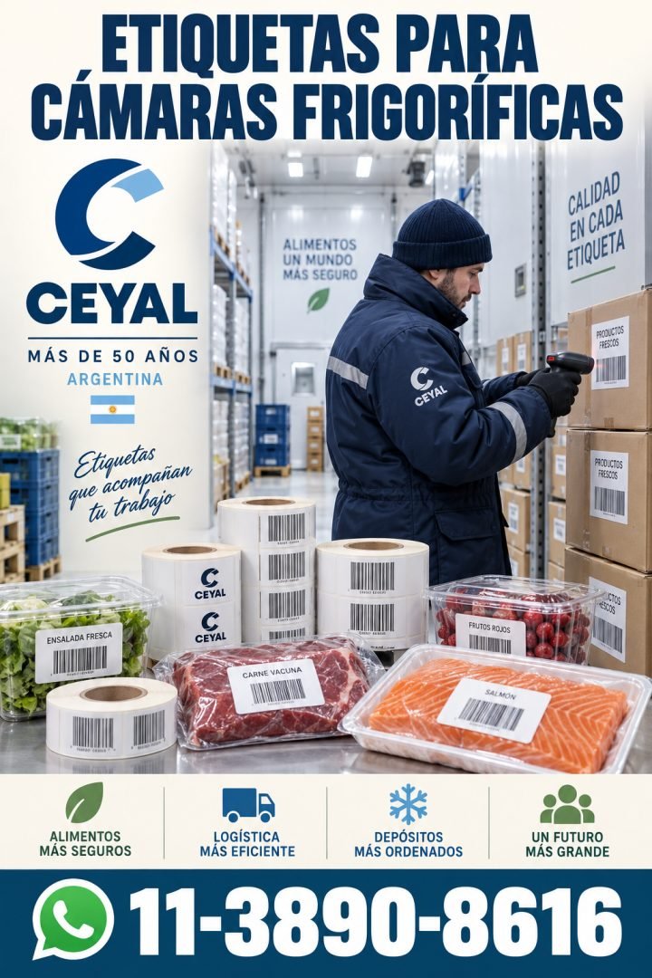ETIQUETAS PARA CÁMARAS FRIGORÍFICAS