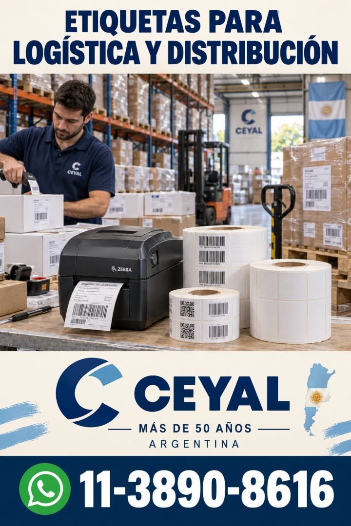 Etiquetas para   Logística y Distribución en Argentina: Formatos y Materiales Esenciales